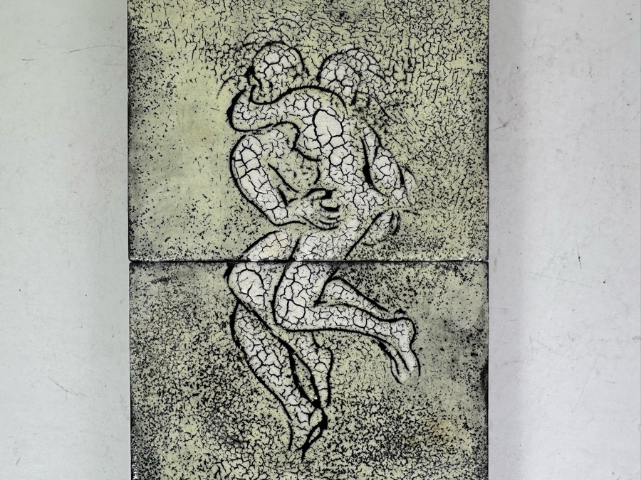 Vintage Artist Signed Art Tile 6' X 12' [Photo 3]