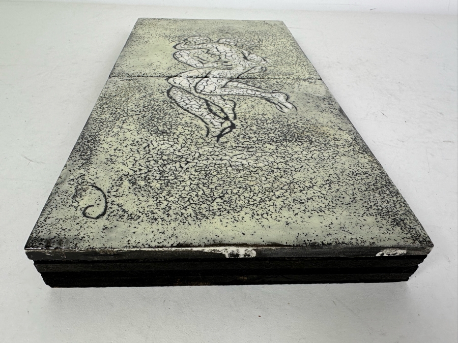 Vintage Artist Signed Art Tile 6' X 12' [Photo 5]