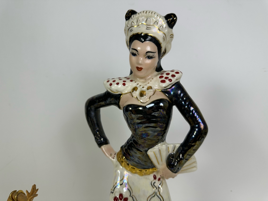 Pair Of Mid-Century Modern Figurines 16'H & 8'H [Photo 3]