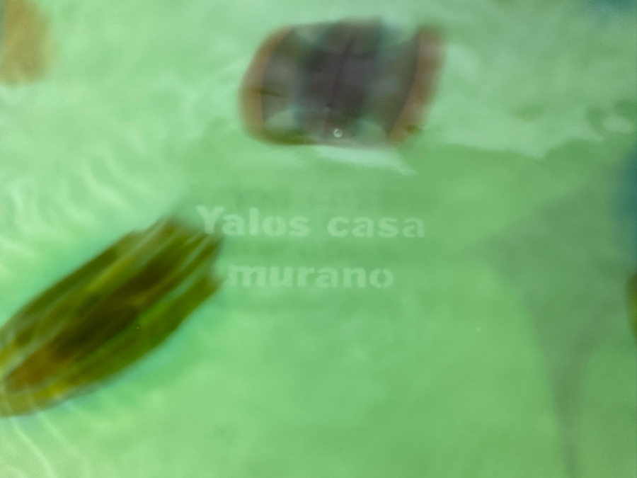 Impressive Italian Murano Glass Large Centerpiece Art Glass Bowl By Yalos Casa 20.5'W X 11.5'D X 7'H [Photo 13]