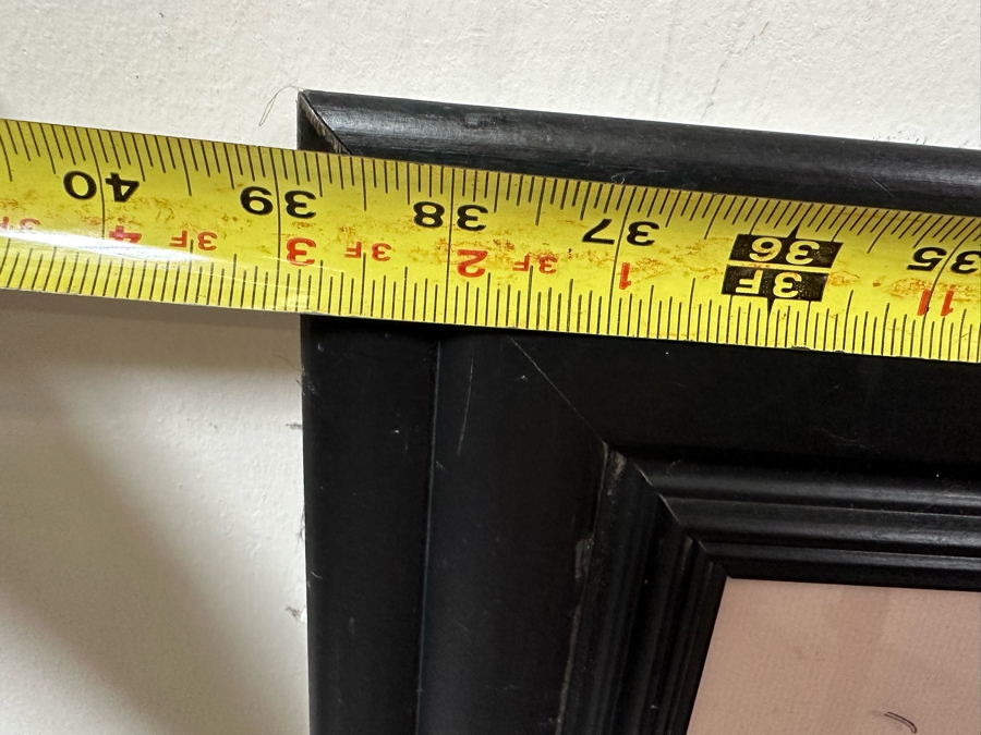 Framed Todd White Print Titled 'Bar Code' 39' X 30' [Photo 6]