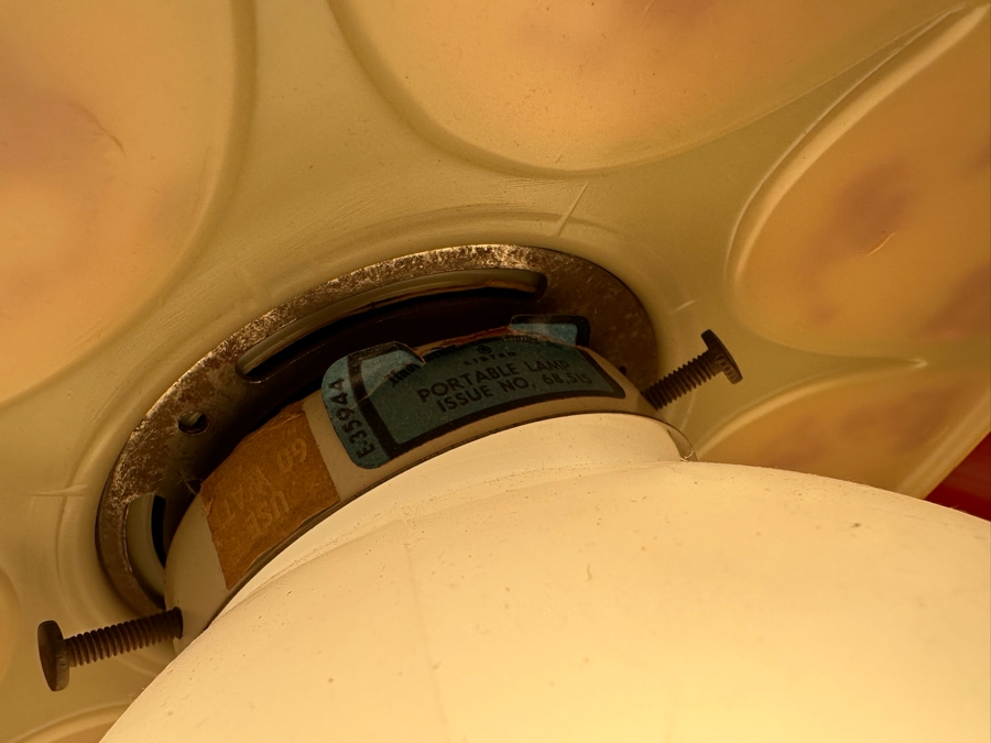 Vintage Mid-Century Modern Flower Hanging Light Fixture 17'W With 9'L Chain With Plug [Photo 6]