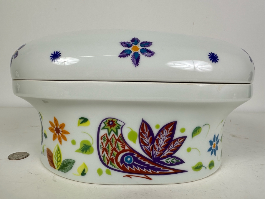 Vintage Limoges France Bernardaud & Co Casserole Dish 11'W X 8'D X 7'H [Photo 2]