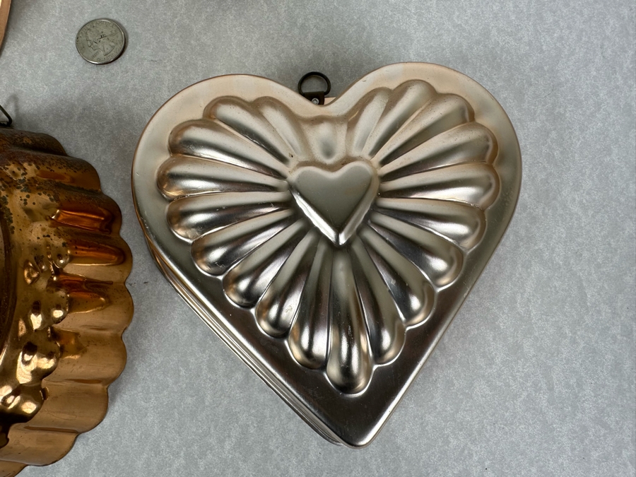 Eight Vintage Metal Jello Molds Wall Decor [Photo 7]