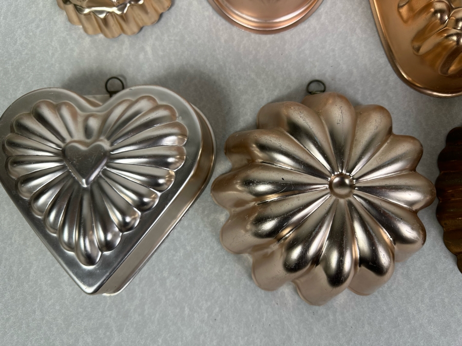 Eight Vintage Metal Jello Molds Wall Decor [Photo 5]