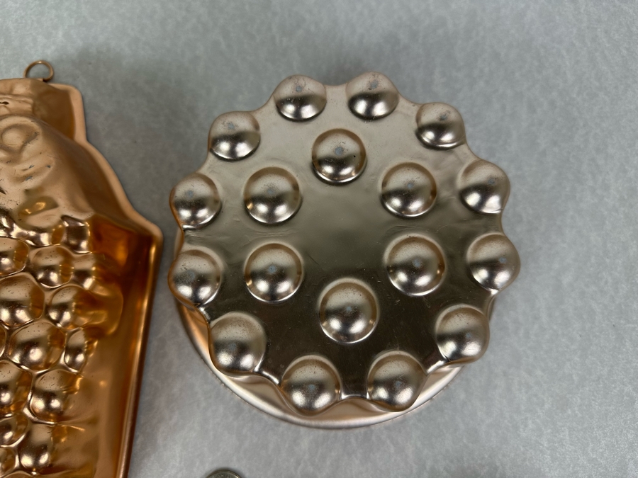 Eight Vintage Metal Jello Molds Wall Decor [Photo 3]