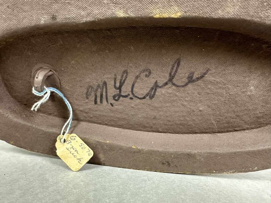 Vintage Brown Duck Decoy Ariduk General Fibre Company Paper Mache 6'H [Photo 6]