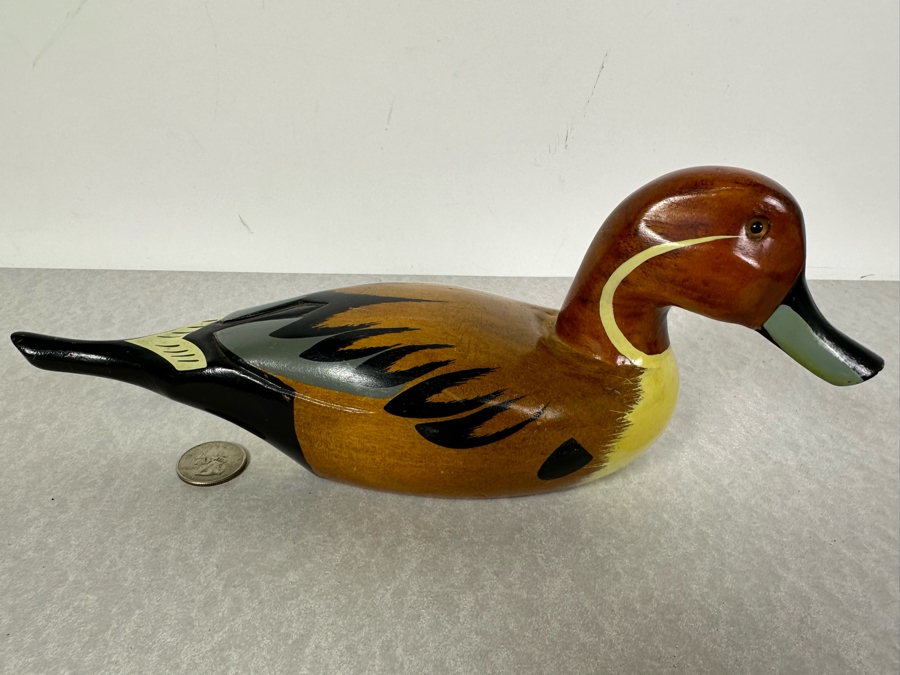 Hand Painted Wooden Duck 11'W X 4'H [Photo 3]