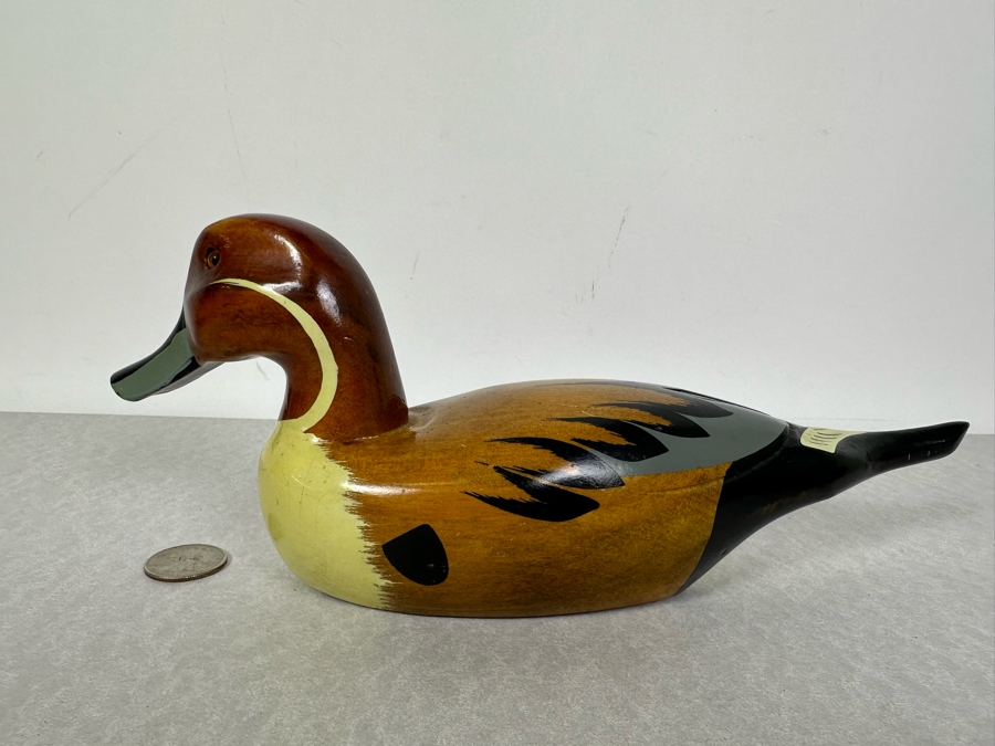 Hand Painted Wooden Duck 11'W X 4'H [Photo 4]