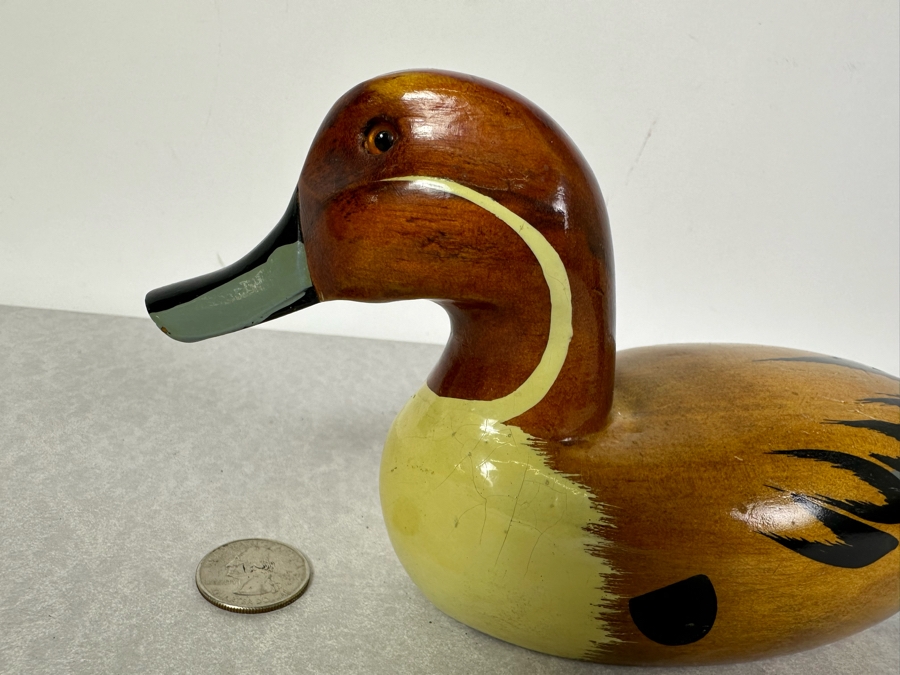 Hand Painted Wooden Duck 11'W X 4'H [Photo 5]