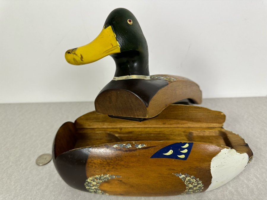 Hand Painted Wooden Duck Telephone 13'W  X 4.5'D X 6'H [Photo 3]