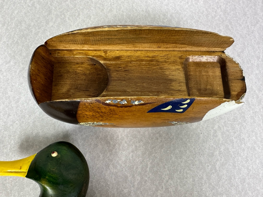 Hand Painted Wooden Duck Telephone 13'W  X 4.5'D X 6'H [Photo 6]