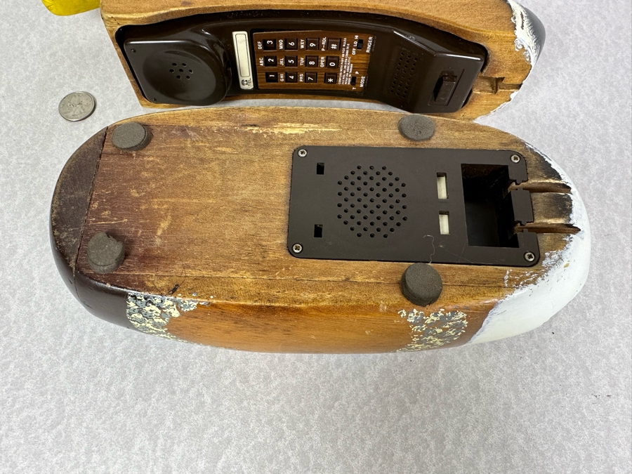 Hand Painted Wooden Duck Telephone 13'W  X 4.5'D X 6'H [Photo 7]