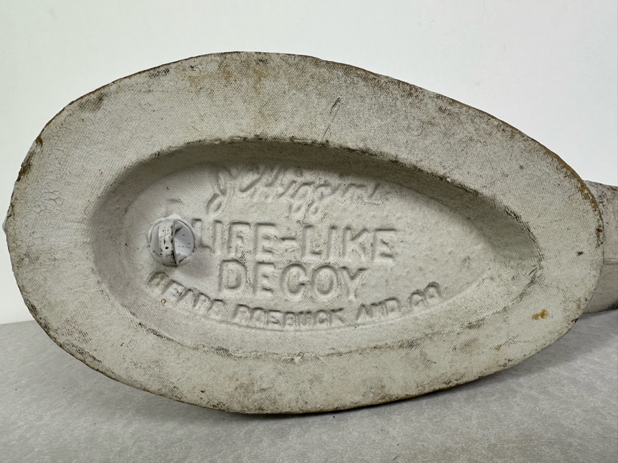 Vintage JC Higgins Life-Like Duck Decoy Sears Roebuck And Co Paper Mache 16'W X 5.5'D X 8'H [Photo 7]