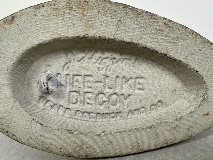 Vintage JC Higgins Life-Like Duck Decoy Sears Roebuck And Co Paper Mache 16'W X 5.5'D X 8'H [Photo 8]