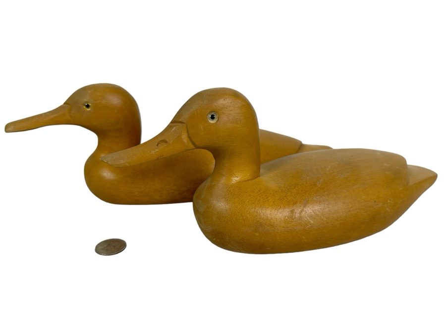 Pair Of Wooden Ducks 14'L & 12'L [Photo 2]