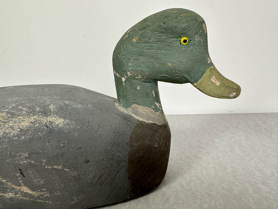Vintage Hand Painted Wooden Duck Decoy 14'W X 6'D X 6'H [Photo 5]