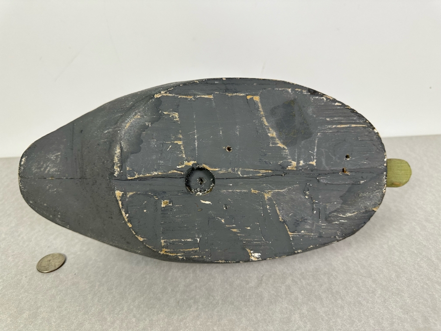 Vintage Hand Painted Wooden Duck Decoy 14'W X 6'D X 6'H [Photo 7]