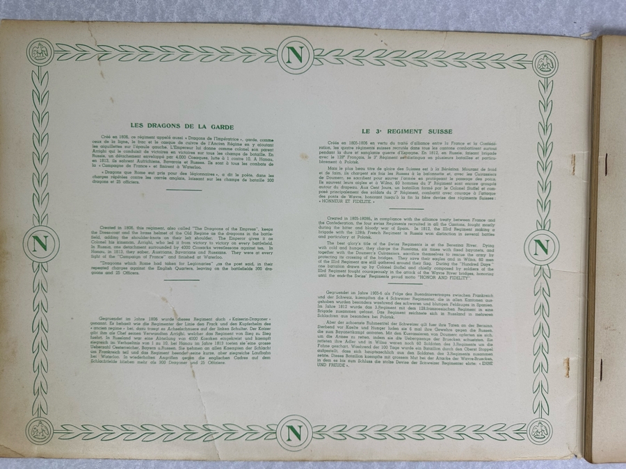 Vintage French Napoleon Paper Doll Book La Grande Armee Album No. 2 [Photo 3]