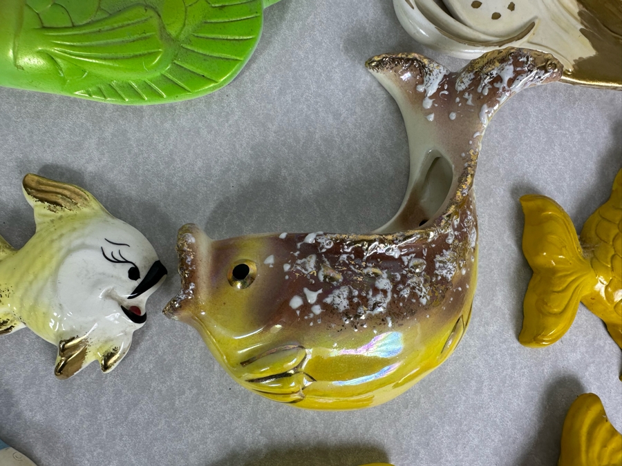 Just Added - Twelve Vintage Nautical Fish Ceramic Wall Decor [Photo 8]