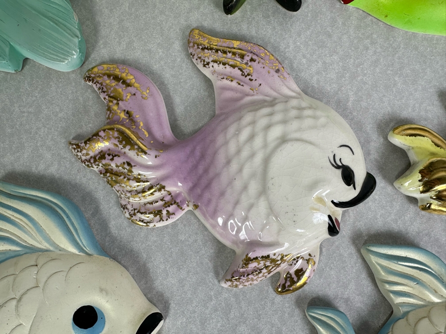 Just Added - Twelve Vintage Nautical Fish Ceramic Wall Decor [Photo 5]