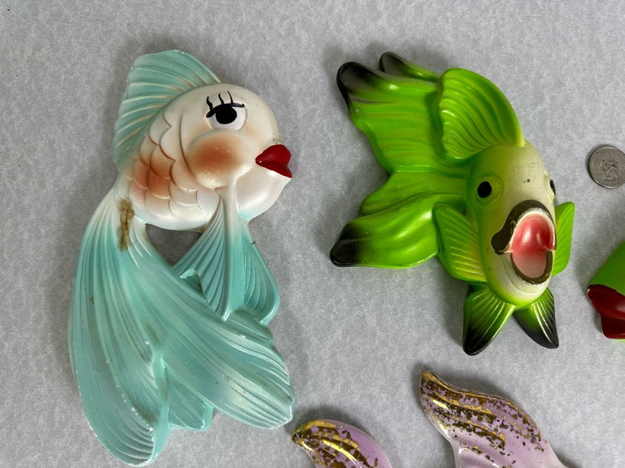 Just Added - Twelve Vintage Nautical Fish Ceramic Wall Decor [Photo 2]