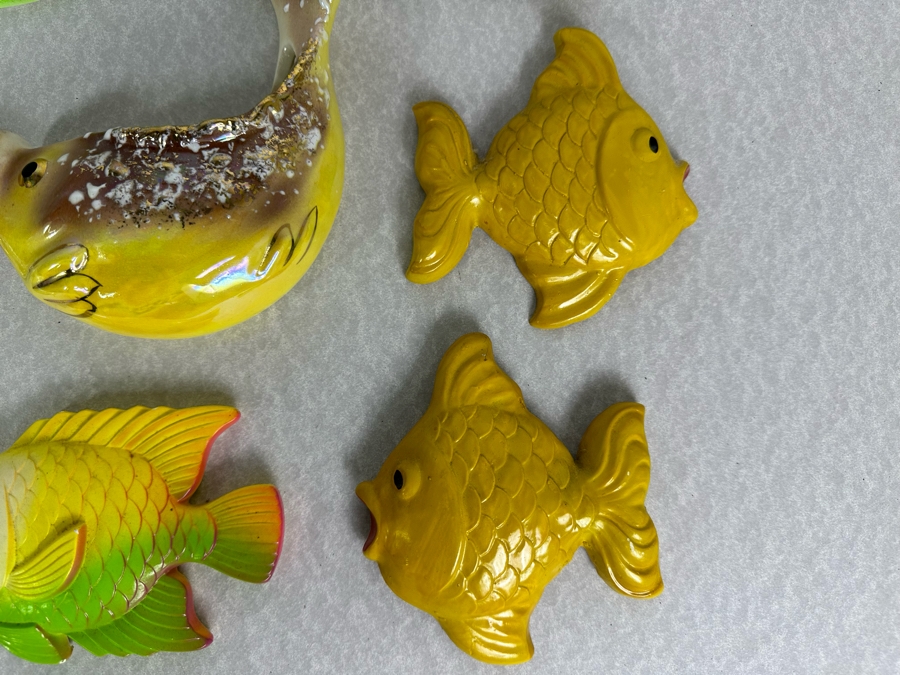 Just Added - Twelve Vintage Nautical Fish Ceramic Wall Decor [Photo 11]