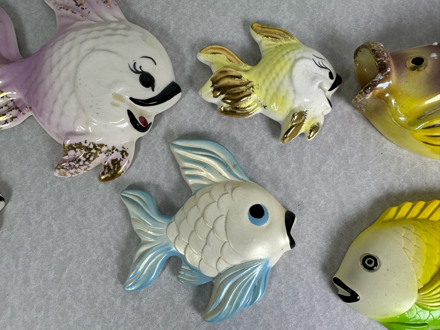 Just Added - Twelve Vintage Nautical Fish Ceramic Wall Decor [Photo 7]