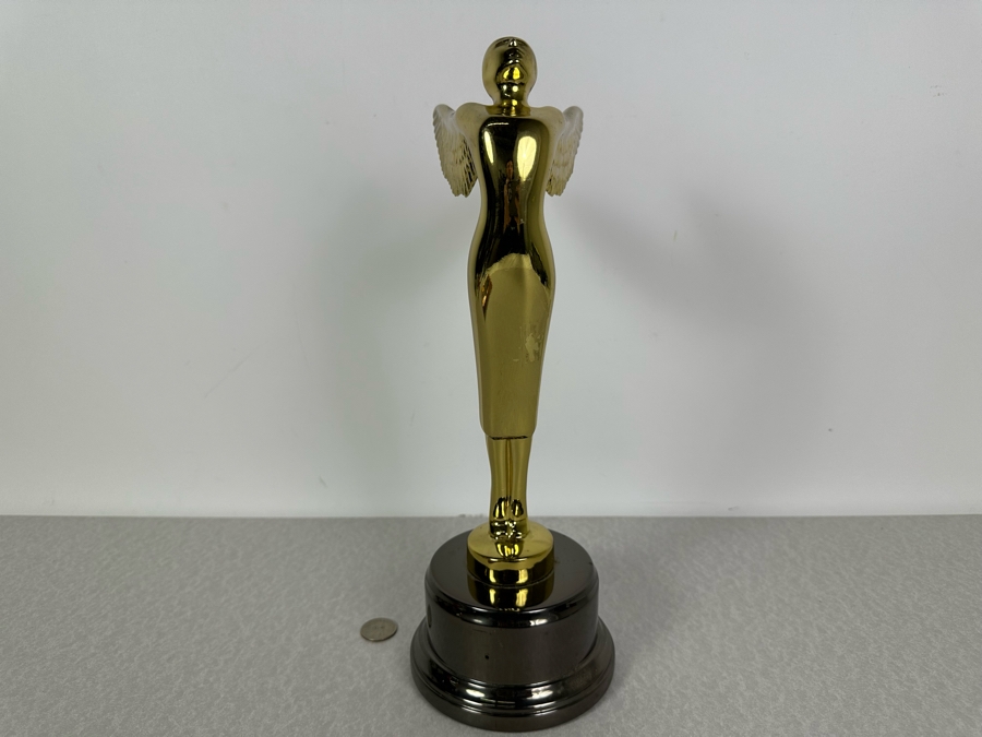 Just Added - Metal Gold Tone Trophy 14.5'H [Photo 3]