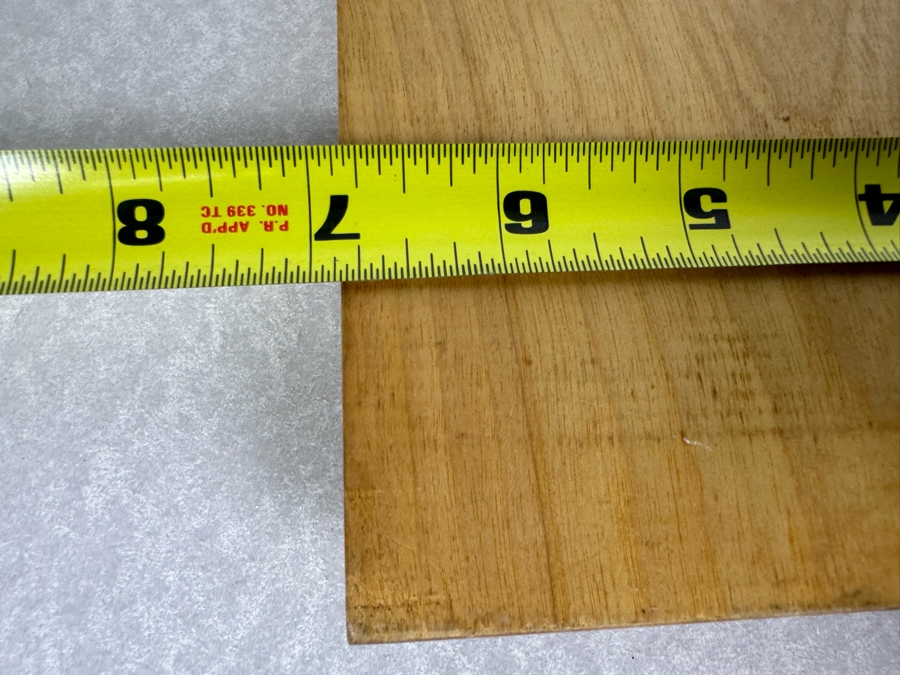 Just Added - Vintage MCM Enamel Copper Abstract Artwork On Wooden Board 7' X 10' [Photo 6]