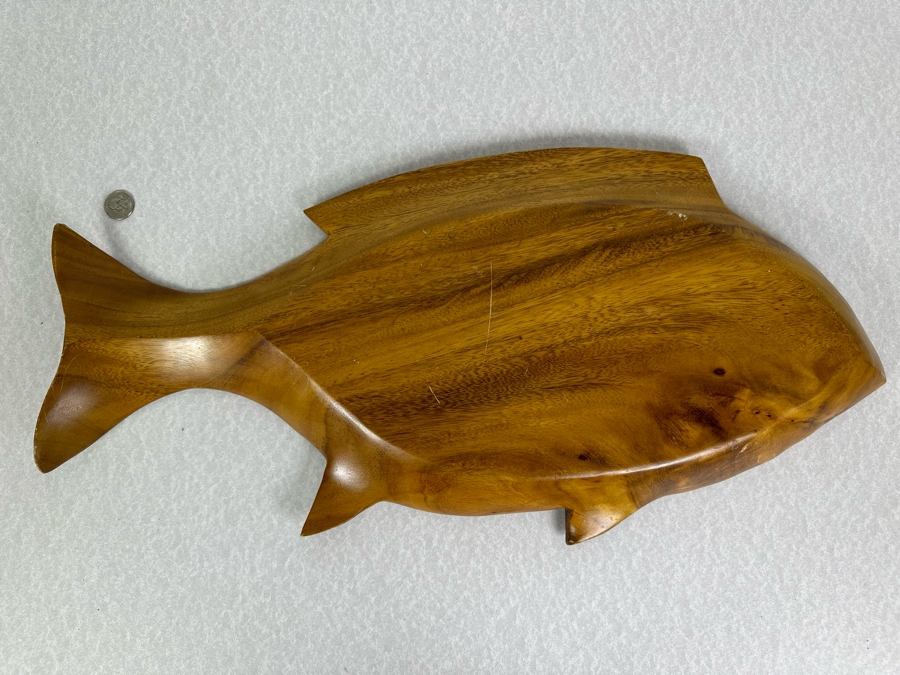 Just Added - Large Wooden Fish Platter Tray 26' X 12.5' [Photo 3]