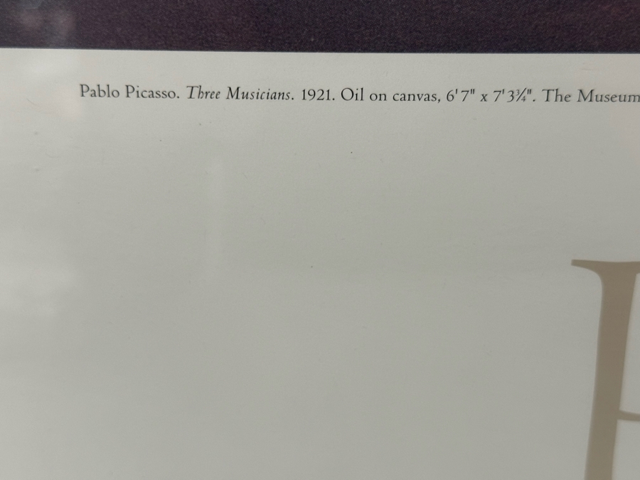 Just Added - Pablo Picasso 1997 Masterworks From The Museum Of Modern ...