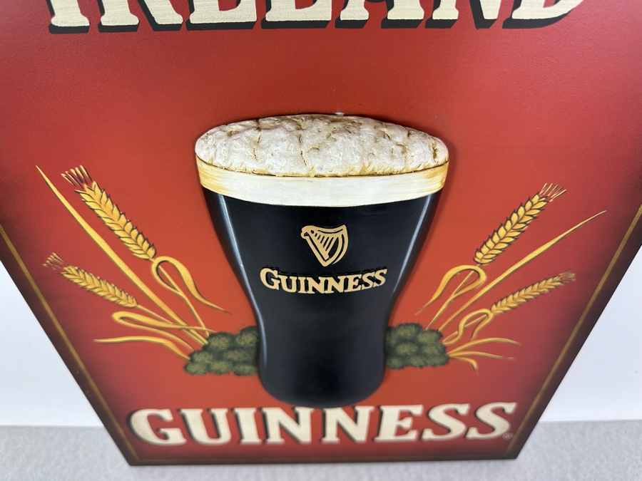 Just Added - Three-Dimensional Guinness Beer Sign The Taste Of 1759 Ireland 16' X 24' [Photo 2]