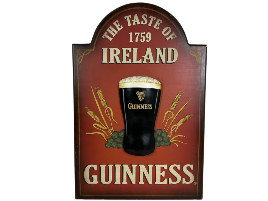 Just Added - Three-Dimensional Guinness Beer Sign The Taste Of 1759 Ireland 16' X 24'