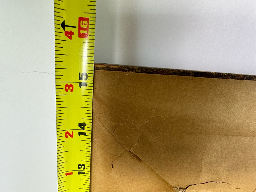 Just Added - Vintage 1969 Mid-Century Oil Painting On Canvas Of Venice Italy 32' X 10' Framed Artist 39' X 15.5' Signed [Photo 11]