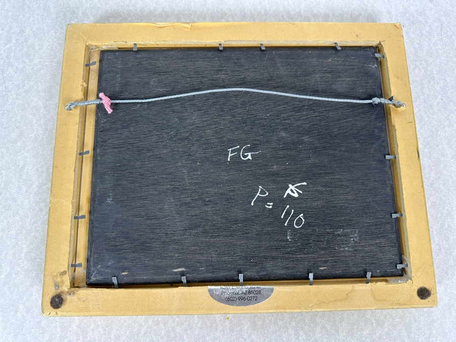 Just Added - Original Italian Canal Scene Painting On Board 10' X 8' Framed 12' X 10' [Photo 10]