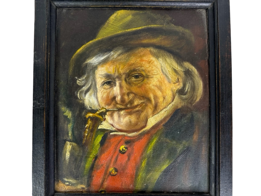 Just Added - Original Portrait Painting On Canvas 10' X 12'