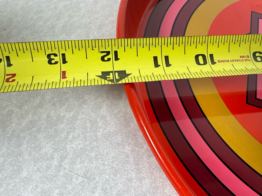 Just Added - Pair Of Metal Serving Trays Ducor Made In England 12'R And Five Vintage Glasses 6.75'H [Photo 6]