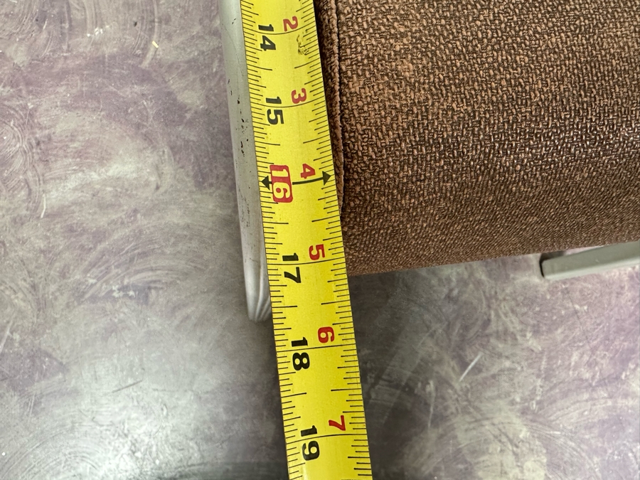 Just Added - Vintage Art Deco Machine Age Aluminum Vinyl Wear-Ever Side Chairs Stackable By The Aluminum Cooking Utensil Co., Inc. 17.5'W X 17'D X 32'H [Photo 18]