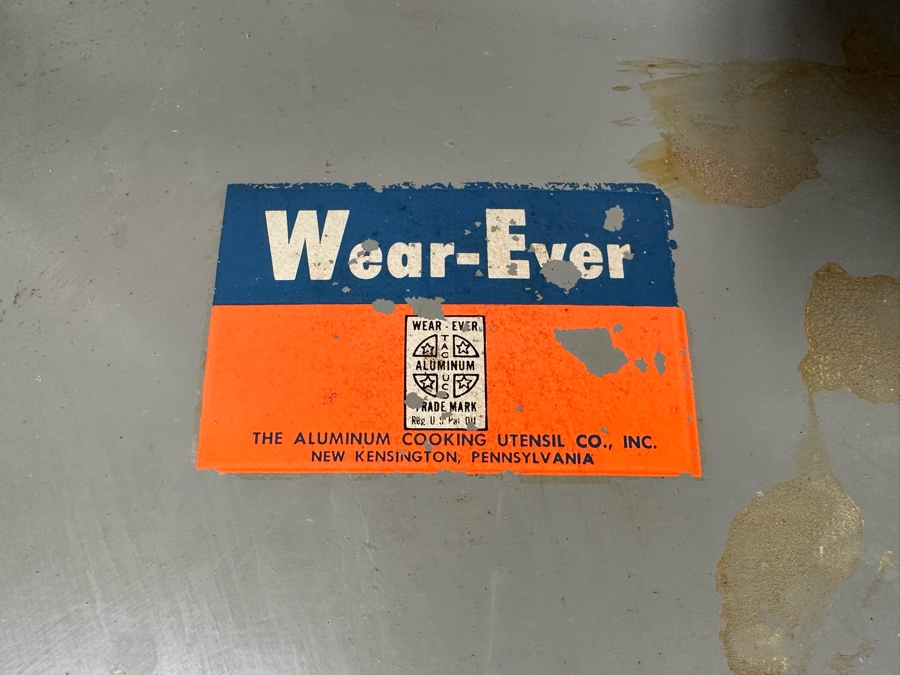 Just Added - Vintage Art Deco Machine Age Aluminum Vinyl Wear-Ever Side Chairs Stackable By The Aluminum Cooking Utensil Co., Inc. 17.5'W X 17'D X 32'H [Photo 10]