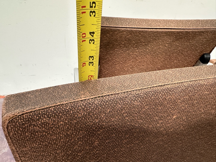 Just Added - Vintage Art Deco Machine Age Aluminum Vinyl Wear-Ever Side Chairs Stackable By The Aluminum Cooking Utensil Co., Inc. 17.5'W X 17'D X 32'H [Photo 19]