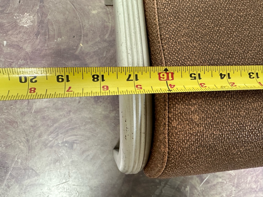 Just Added - Vintage Art Deco Machine Age Aluminum Vinyl Wear-Ever Side Chairs Stackable By The Aluminum Cooking Utensil Co., Inc. 17.5'W X 17'D X 32'H [Photo 17]