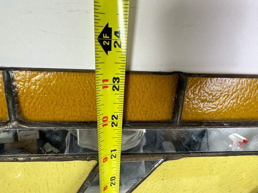 Vintage Stained Glass From Littlefield's Restaurant In The Spreckels Building San Diego 36W X 23.5H [Photo 4]