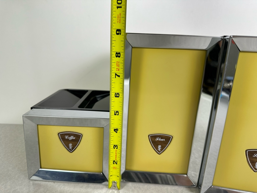 Vintage New Old Stock Lady Garner Coffee, Tea, Flour & Sugar Tins 5H & 9H [Photo 6]