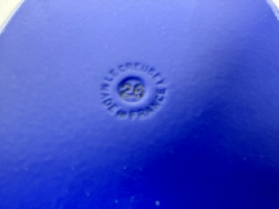 Le Creuset Cast Iron Enamel Pot & Skillet Made In France 17'W X 9'H [Photo 6]