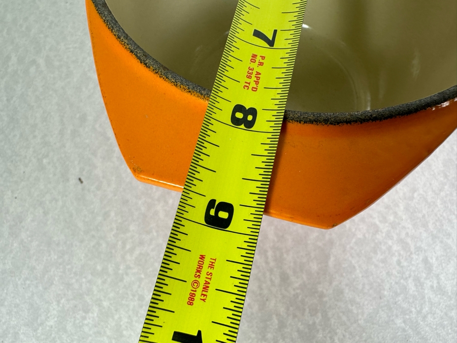 Le Creuset Cast Iron Enamel Pot & Skillet Made In France 17'W X 9'H [Photo 9]