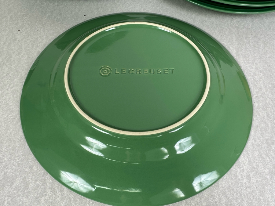 Le Creuset Stoneware Plates: 4 X 12'R & 4 X 10'R [Photo 2]