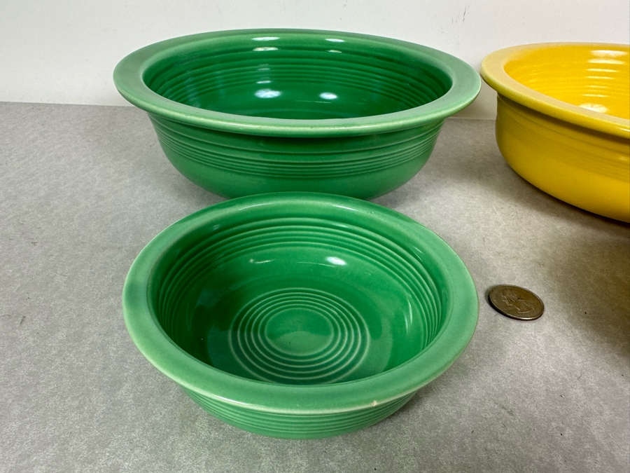 2 Fiesta Bowls 8.5'W & 2 Fiesta Cups 4.75'W [Photo 3]