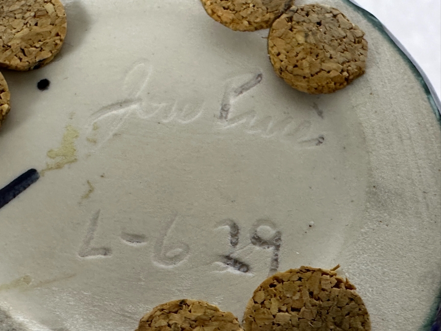 Pair Of Signed Crystalline Glaze Studio Pottery Vases 6.5'H [Photo 7]