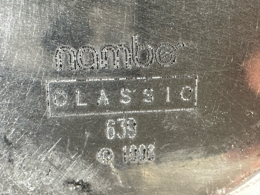 (3) Nambe Bowls: (1) Classic 639 12'W & (2) 569 Bowls 9'W [Photo 8]